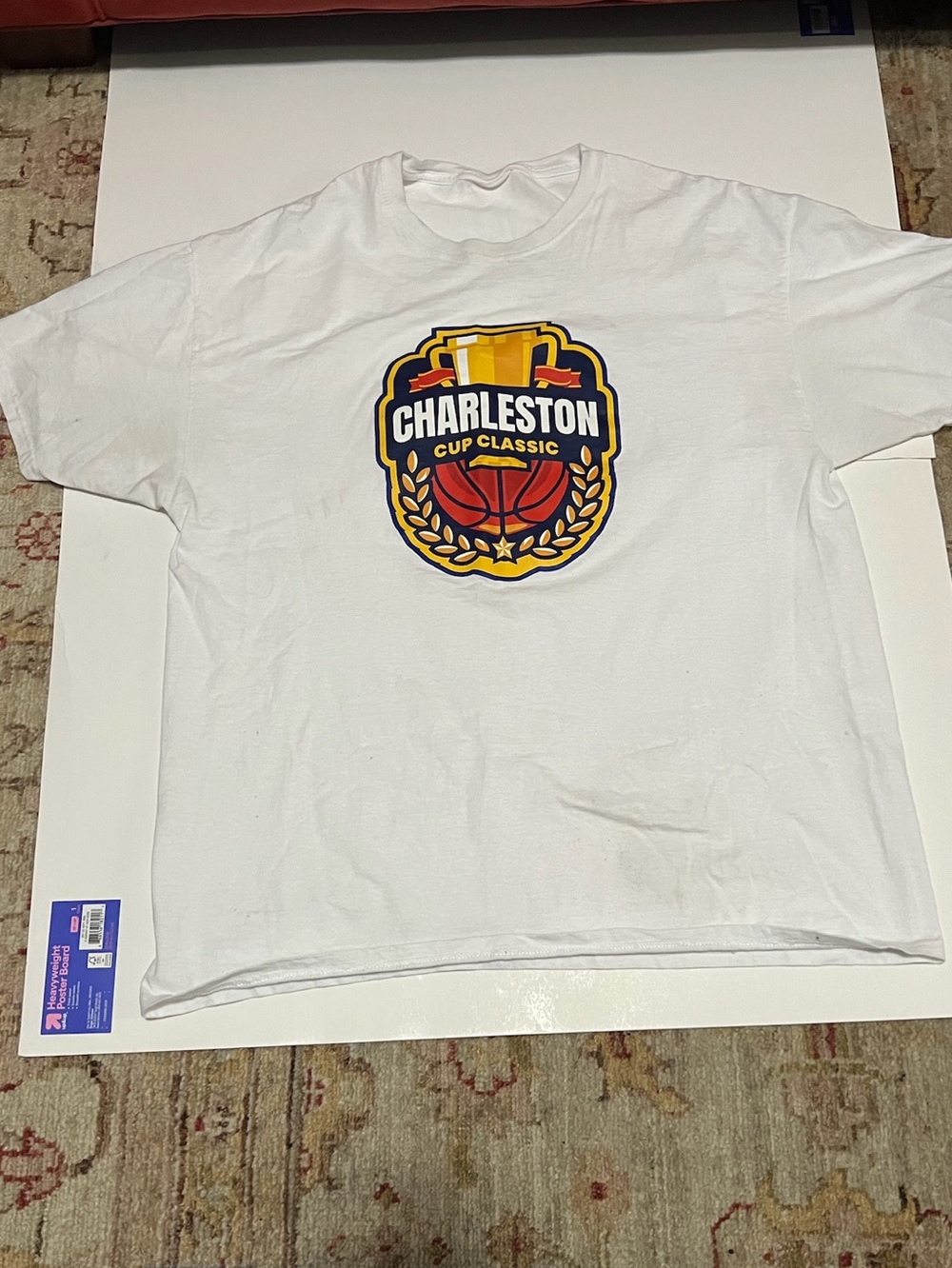 Men’s Hanes Charleston Cup Classic tournament White T-Shirt Size: XL